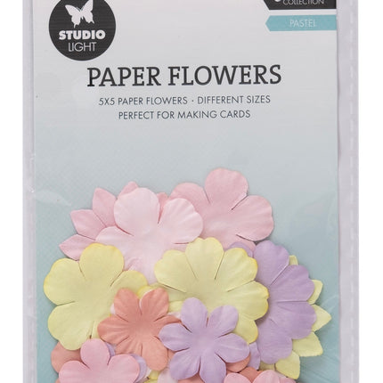 SL Paper Flowers 25x Pastel Consumables 25 PC