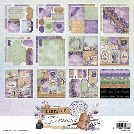 SL Mixed Paper Pad Envelopes Diary of Dreams 36 SH