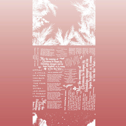 SL Acetate Sheet Snowy Town, Pine & Verses Essentials 6 SH