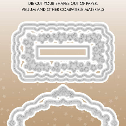 SL Cutting Die Fanciful Labels Essentials 6 Pieces