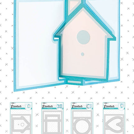 SL Cutting Die Bird House Essentials 166x102x1mm 1 PC nr.145
