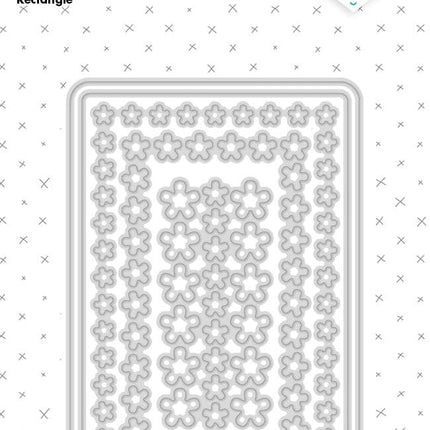 SL Cutting Die Rectangle Essentials 76x116x1mm 1 PC nr.180