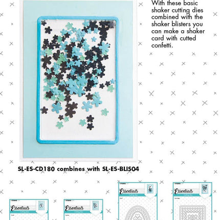 SL Cutting Die Rectangle Essentials 76x116x1mm 1 PC nr.180