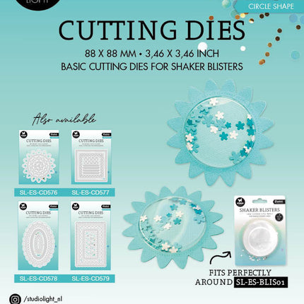 SL Cutting Die Circle Shape Essentials 88x88x1mm 5 PC nr.576
