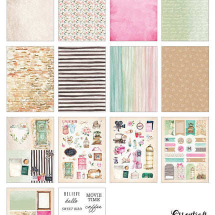 SL Mixed Paper Pad Lovely Vintage Essentials 148x210x9mm 42 SH nr.22