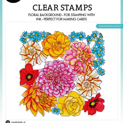 SL Clear Stamp Summer Bouquet Essentials 88.5x131.5x3mm 4 PC nr.424