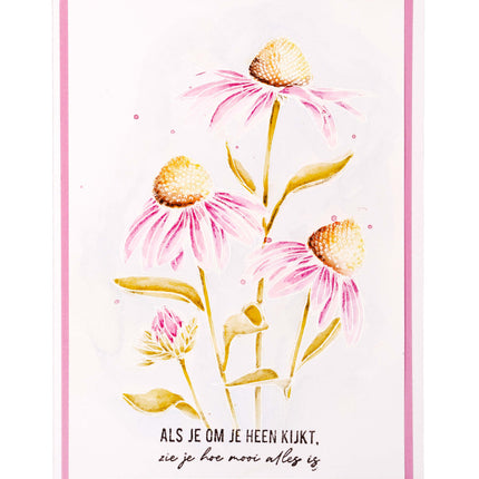 SL Clear Stamp Echinacea Essentials 93x136x3mm 1 PC nr.543