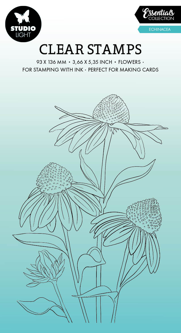 SL Clear Stamp Echinacea Essentials 93x136x3mm 1 PC nr.543