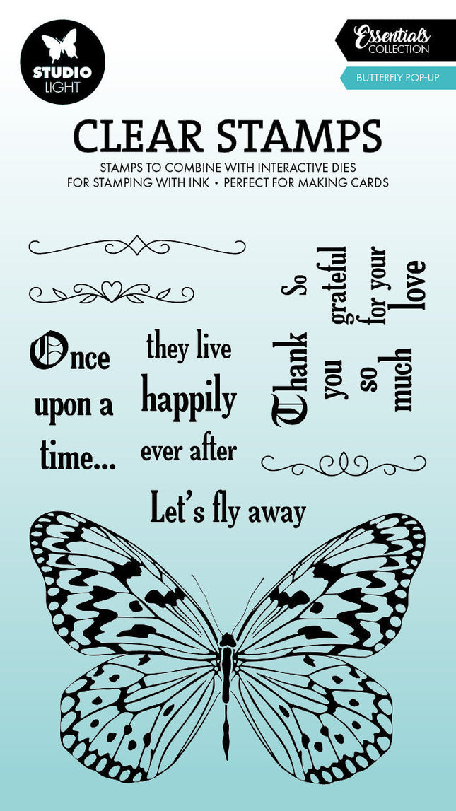 SL Clear Stamp Pop-Up Essentials 8 Pieces