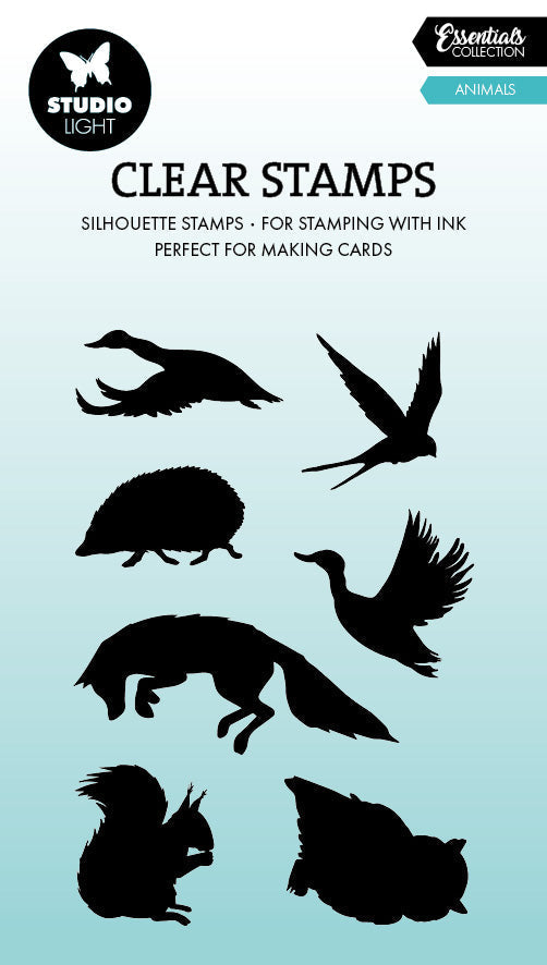 SL Clear Stamp Animals Essentials 7 Pieces