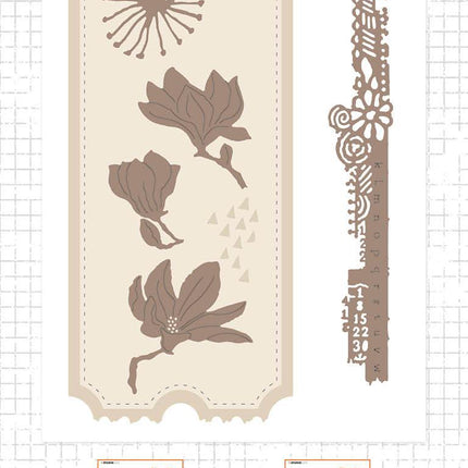 SL Cutting Die Slimline Grunge Collection 97x225mm nr.26