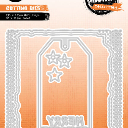 SL Cutting Die Card Shape Grunge Collection 135x135x1mm 8 PC nr.434