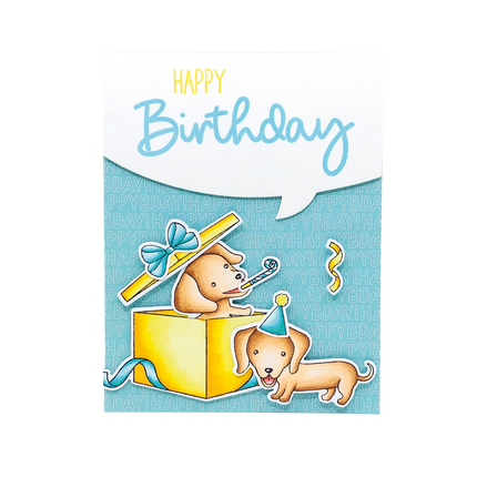 SL Stamp & Cutting Die Dachshund Sweet Stories 16 PC