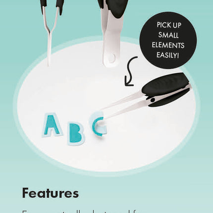 SL Tweezer Soft Grip Fine Tip Essentials Tools 25x130x15mm 1 PC nr.02