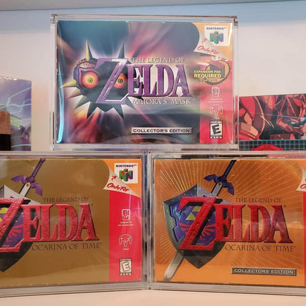 Acrylic Display Protector for SNES Games and N64 Game Box - Pack of 2