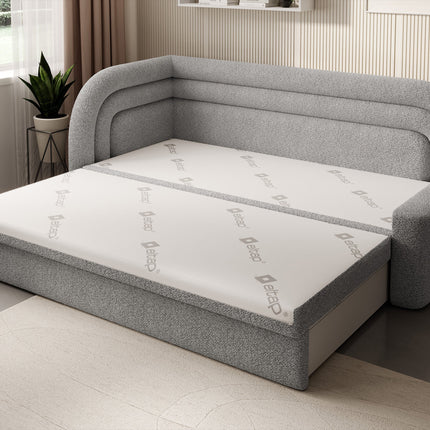 Fabillo Storage Sleeper Sofa - Light Grey