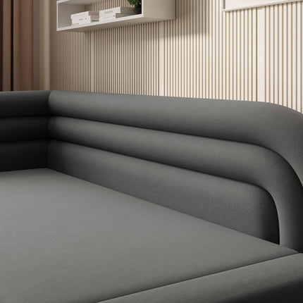 Fabillo Storage Sleeper Sofa - Dark Grey