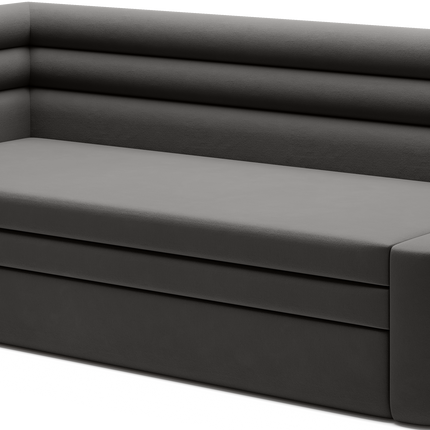 Fabillo Storage Sleeper Sofa - Dark Grey