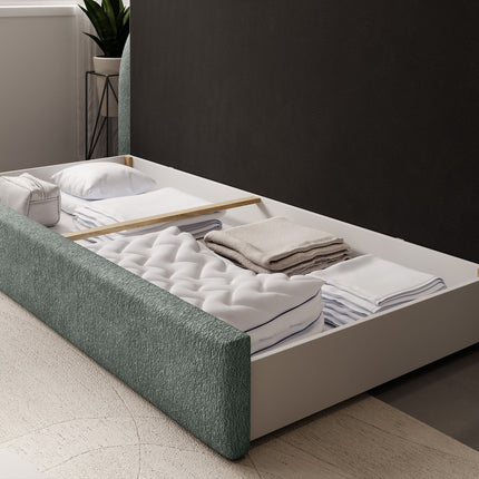 Fabillo Storage Sleeper Sofa - Moss Green