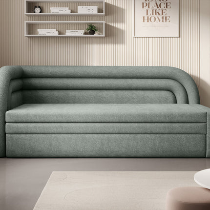 Fabillo Storage Sleeper Sofa - Moss Green