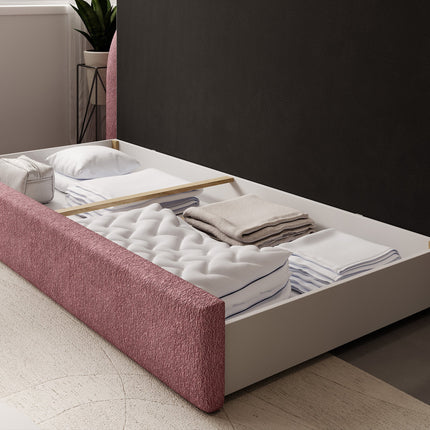 Fabillo Storage Sleeper Sofa - Blush