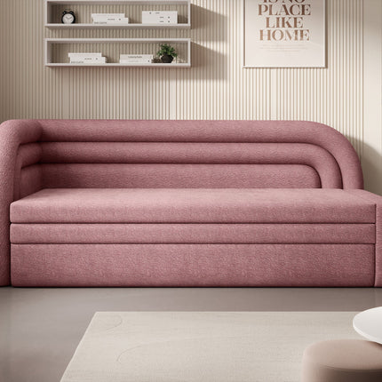 Fabillo Storage Sleeper Sofa - Blush