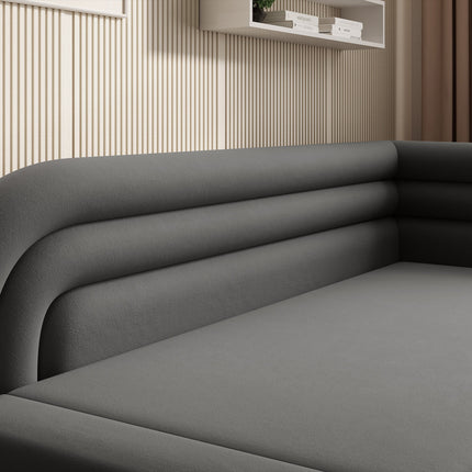 Fabillo Storage Sleeper Sofa - Dark Grey