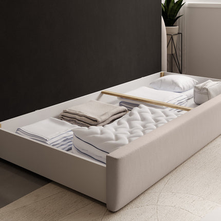 Fabillo Storage Sleeper Sofa - Beige