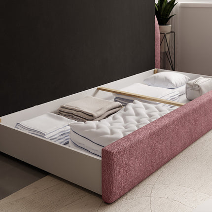 Fabillo Storage Sleeper Sofa - Blush