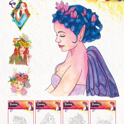 Stamp A5 Fairy, Fantasy Collection 2.0 nr.440