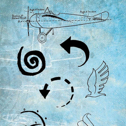 JL Clear Stamp Aviation Collection 105x148mm nr.09