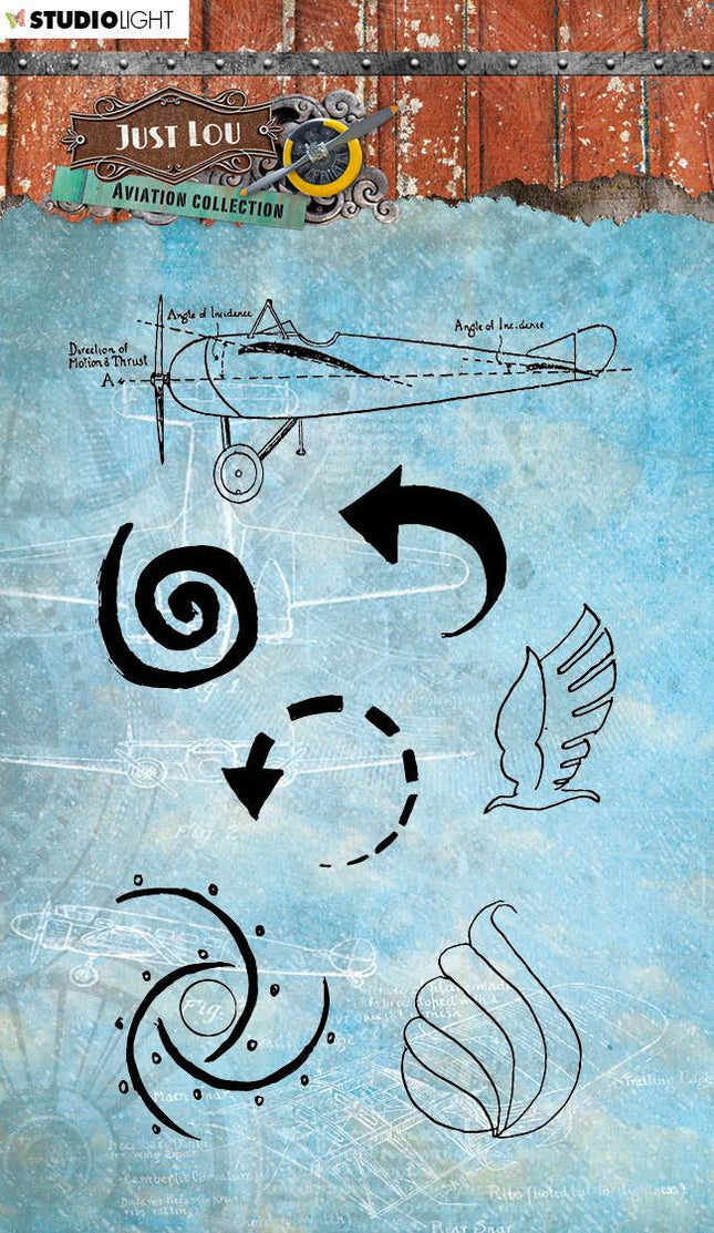 JL Clear Stamp Aviation Collection 105x148mm nr.09