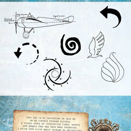 JL Clear Stamp Aviation Collection 105x148mm nr.09