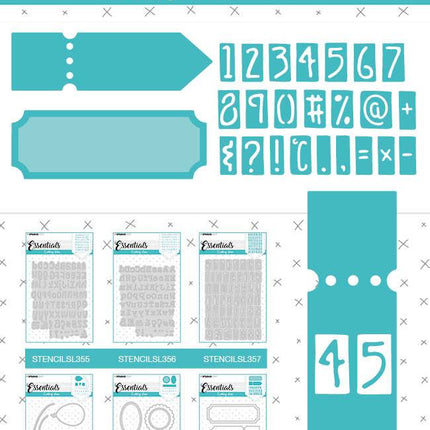 Cutting Die Numbers Essentials nr.360
