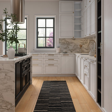 Sahara Black & Natural Rug