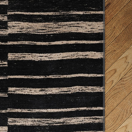 Sahara Black & Natural Rug