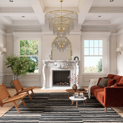 Sahara Black & Natural Rug