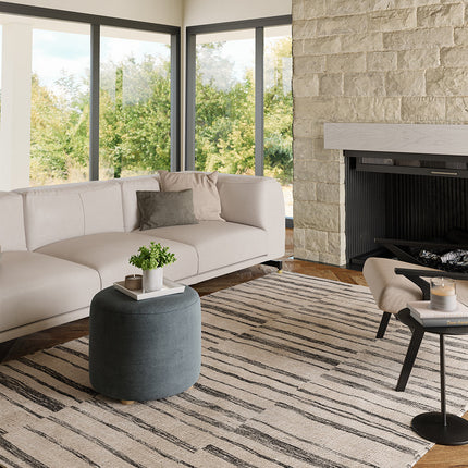 Sahara Ivory Grey Rug