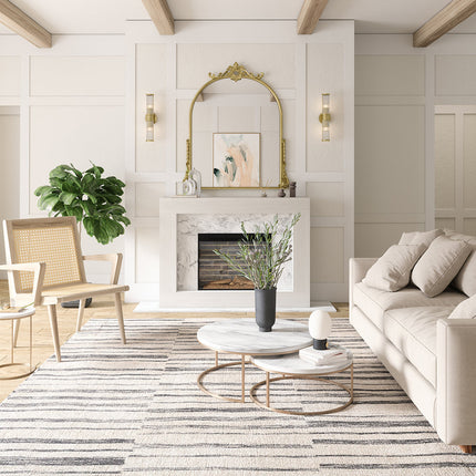 Sahara Ivory Grey Rug
