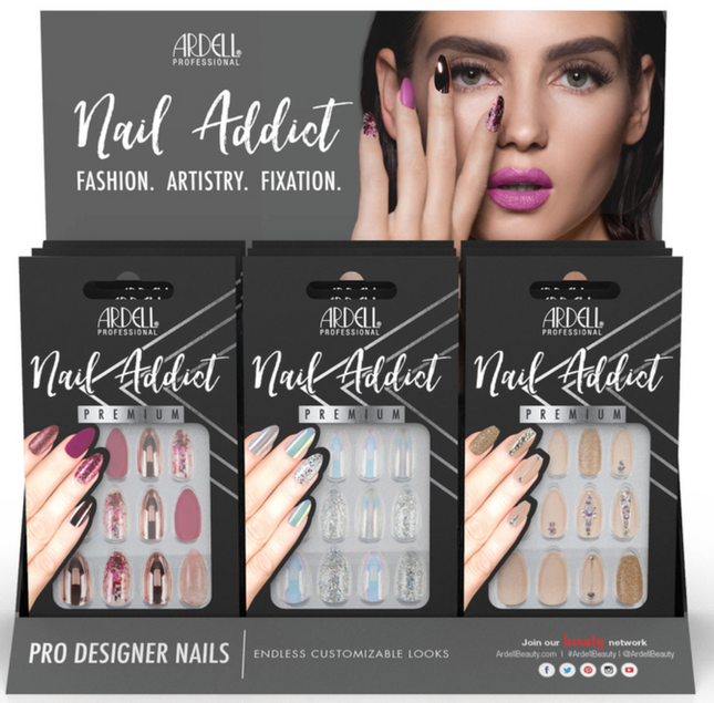 Ardell Nail Addict Salon Display (9 Piece)