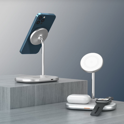 Support de chargement magnétique sans fil 3-en-1 de 15 W d'Energizer (WCP303)