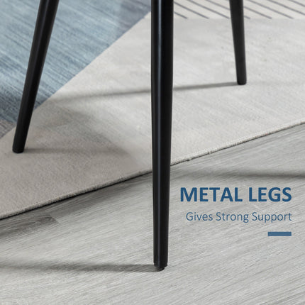 Dylan Set of 2 Mid-Back Dining Chairs-Dark Blue