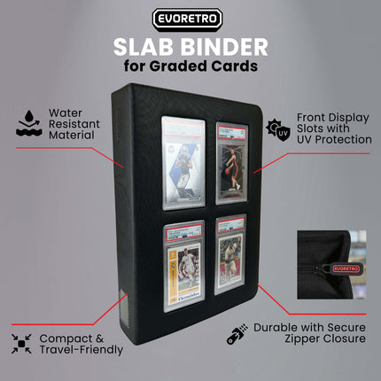 Slab Binder for Graded Cards – Holds 36 Slabs