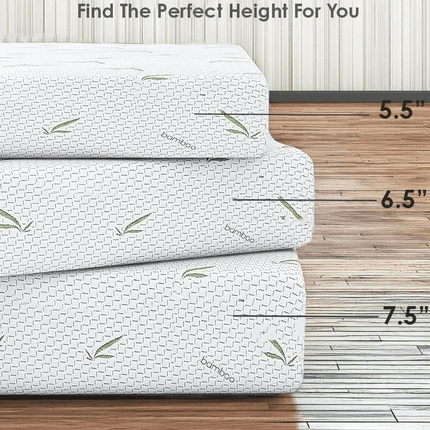 UltraFlex SolidSleep- Canadian-Made FIRM Gel Infused Reversible Comfort With Pressure Relief, Cooling Technology, Bamboo Cover, CertiPUR-US® Certified Foam (Made in Canada)