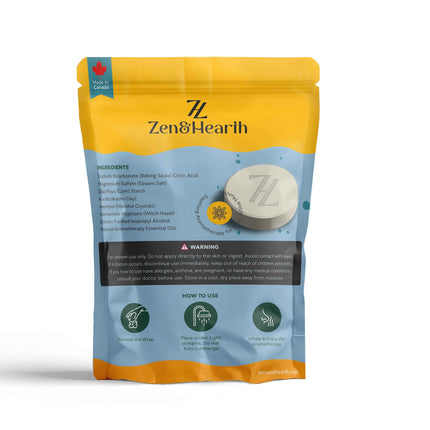 Zen & Hearth Sport Shower Steamers with Eucalyptus & Mint – Post-Workout Aromatherapy for Muscle Recovery & Sinus Relief | Made in Canada