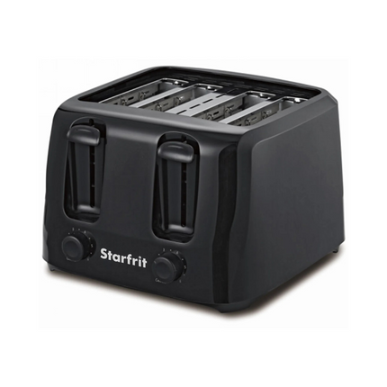 Grille-Pain à 4 Tranches Starfrit  6 Réglages de Brunissage- Noir (27026)