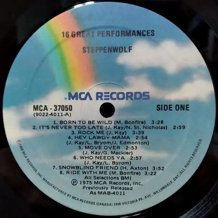 Steppenwolf – Sixteen Great Performances - 1980