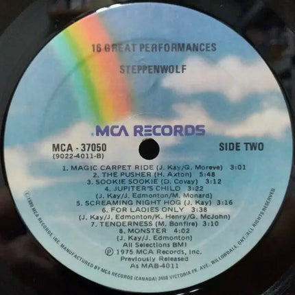 Steppenwolf – Sixteen Great Performances - 1980