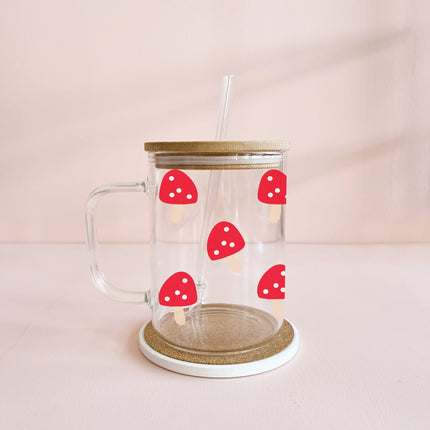 Tasse boho 17oz - champignons