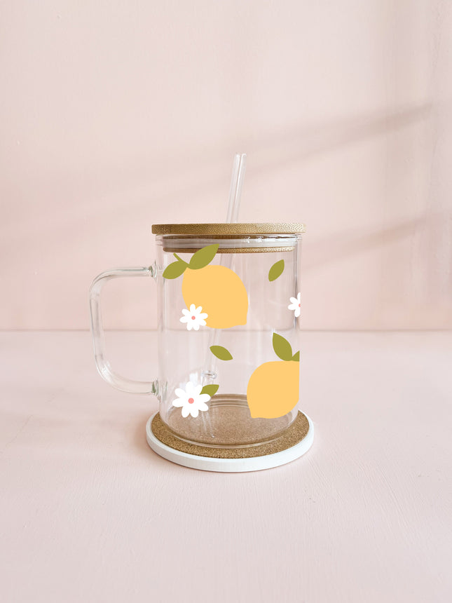 Tasse boho 17oz - citrons